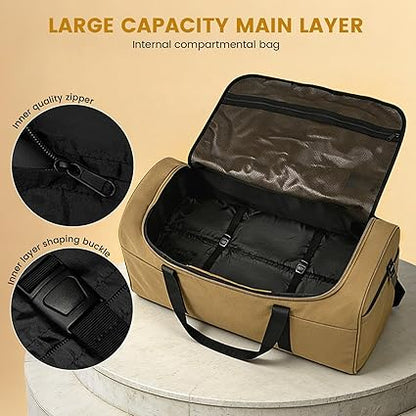 XXL Foldable 95L Travel Bag with Wheels – 75 cm Expandable Duffel Bag for Travel, Camping, and Moving