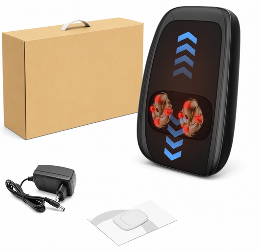 Masseur Shiatsu Chauffant Dos et Nuque – Coussin de Massage Électrique à Pétrissage Profond, Massage Cervical, Lombaires et Épaules, Relaxation Musculaire, Cadeau Bien-Être