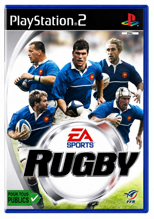 EA Sports Rugby Jeu PS2 PlayStation 2 PAL – Rugby International Officiel FFR – Jeu Entièrement en Français