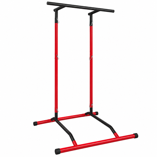 Multifunction Strength Training Station – Pull-Up Bar & Dip Station – Steel Fitness Tower for Home Workout