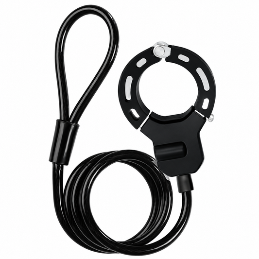 Antivol Vélo & Trottinette Électrique – Câble Flexible + Verrou Circulaire – Cadenas Portable