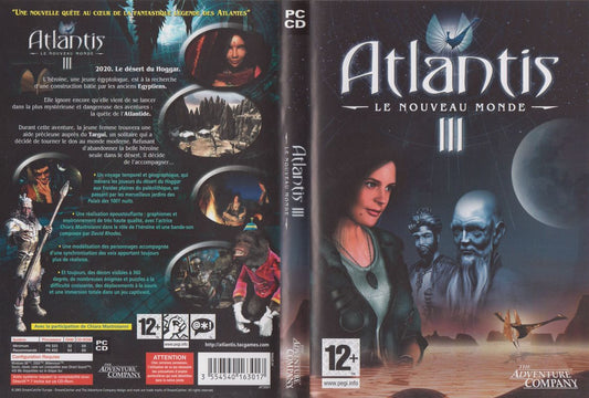 jeu pc atlantis III le nouveau monde