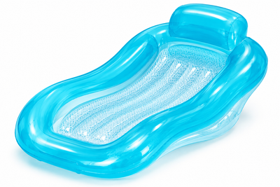 Hamac Gonflable Piscine 4 en 1 avec Filet Respirant – Lit Flottant Relaxation – Plage & Vacances Été