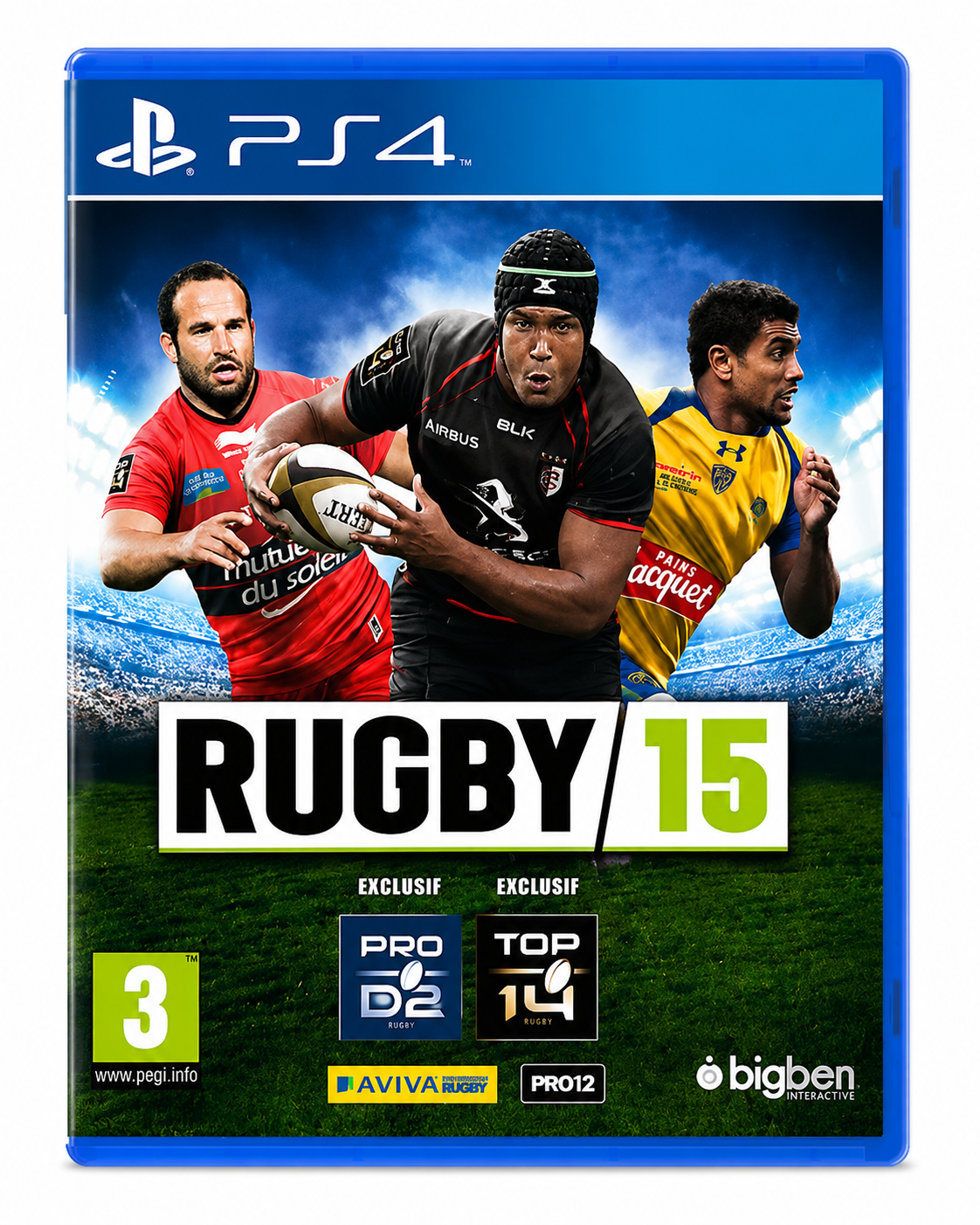Rugby 15 - Jeu PS4 PlayStation 4 | TOP 14, PRO D2, Aviva Premiership