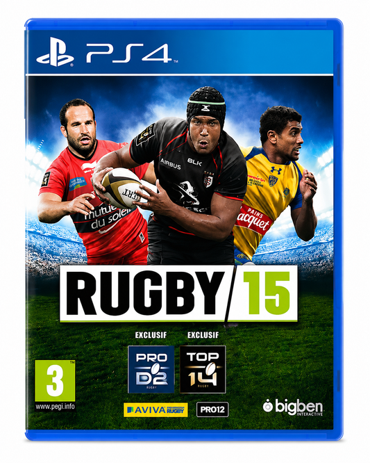 Rugby 15 Jeu PS4 PlayStation 4 – TOP 14 PRO D2 Aviva Premiership Rugby – Simulation Sportive
