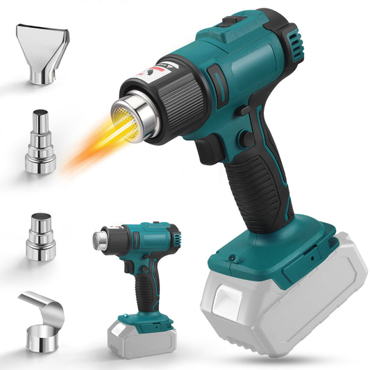 Pistolet à Air Chaud Sans Fil 21V Portable – Décapeur Thermique Électrique à Température Réglable – Outil de Chauffage Rapide pour Bricolage DIY Réparation Gaine Thermo