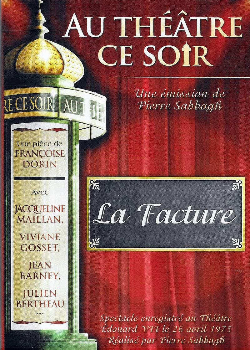 Dvd Au Théâtre Ce Soir La Facture