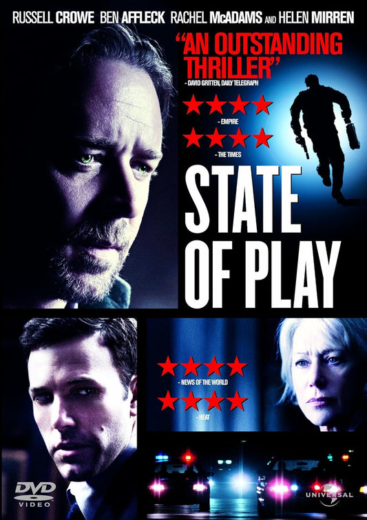 dvd Russell Crowe Ben Affleck State Of Play