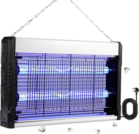 Zapper Électrique Anti-Moustiques 3200V – Tueur d’Insectes avec Chaîne de Suspension