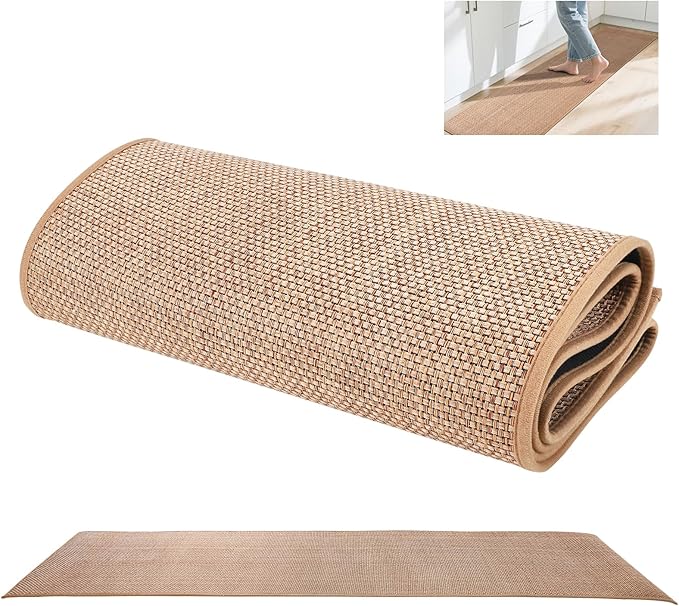 Tapis de Cuisine Antidérapant Lavable 45x180 cm – Long Tapis de Sol Absorbant pour Cuisine, Évier, Entrée, Couloir et Buanderie