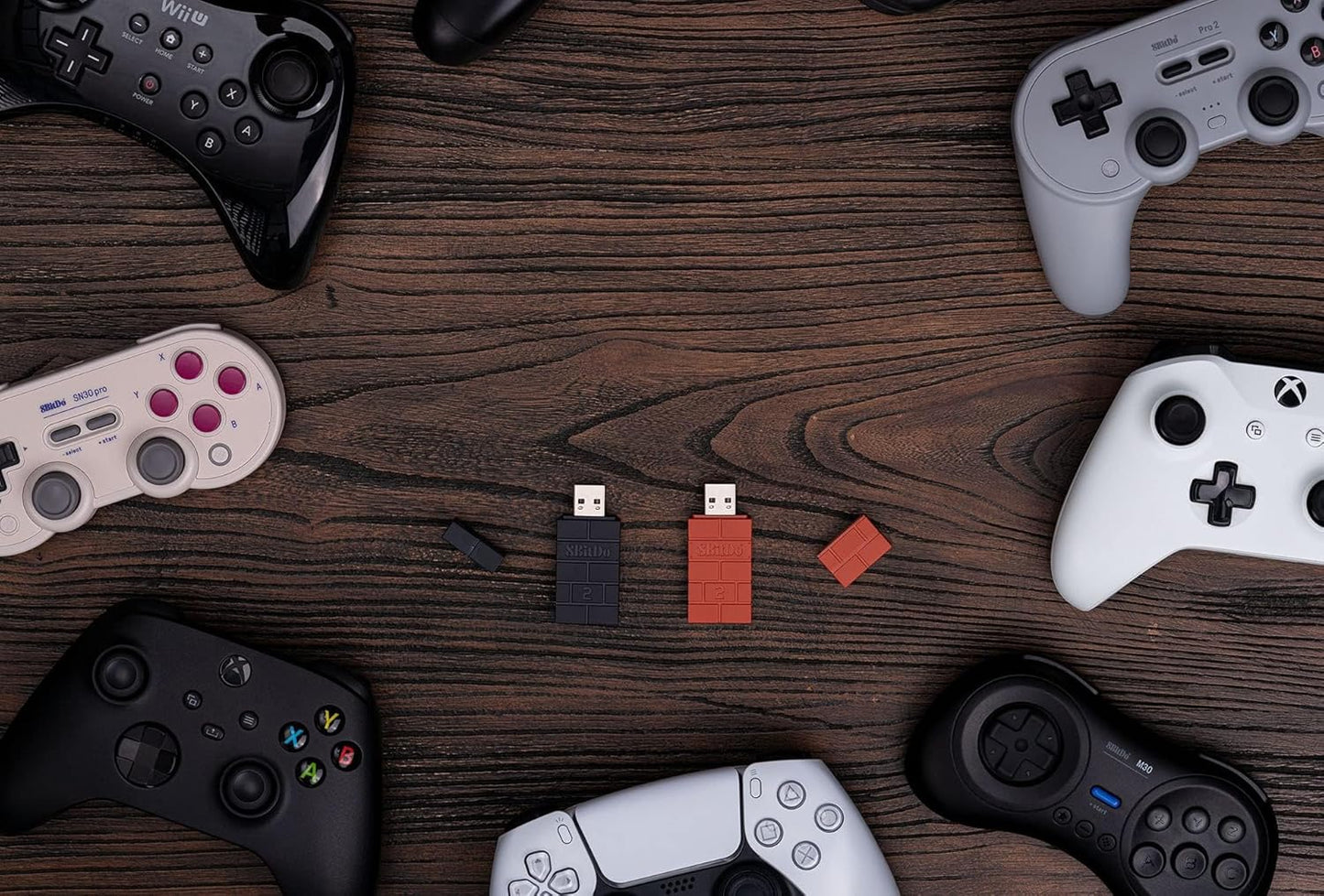Adaptateur Bluetooth USB Sans Fil Compatible PS5 PS4 Xbox Switch PC Android Raspberry Pi – Récepteur Manette Gaming 8BitDo Wireless Adapter 2