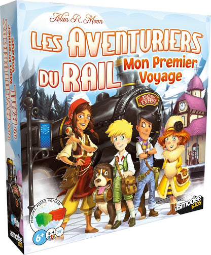 Les Aventuriers du Rail Mon Premier Voyage – Jeu de Société Enfant dès 6 Ans – Jeu de Stratégie Familial – 2 à 4 Joueurs – 15 à 30 Minutes – Version Française