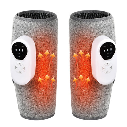 Masseur de Jambes à Compression d’Air – Chauffant et Vibrant 3 Modes – Masseur Mollets Sans Fil Rechargeable – Relaxation et Bien-Être