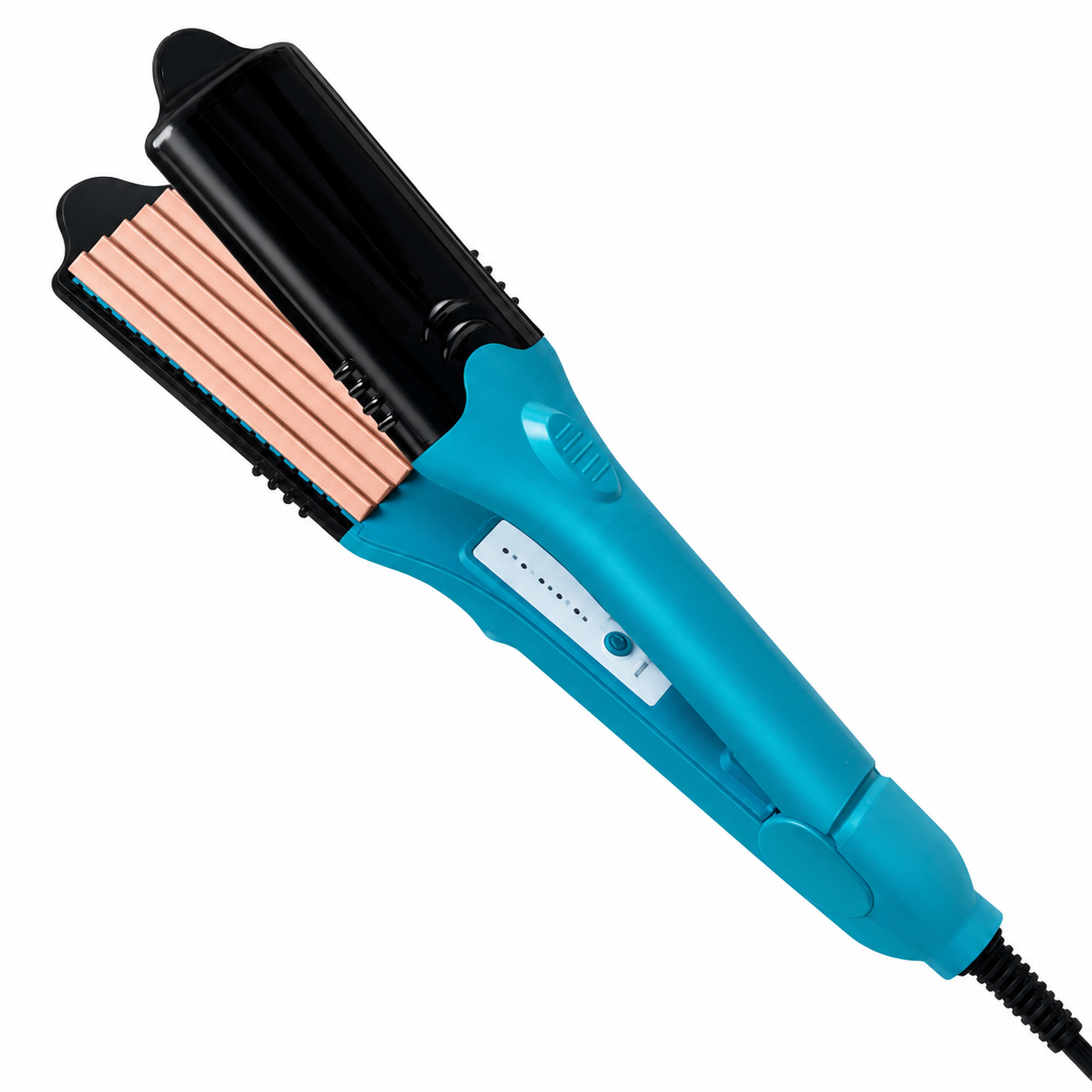 Redresseur de Cheveux 3D Professionnel – Fer à Gaufrer avec 5 Plaques Interchangeables – Chauffage Rapide