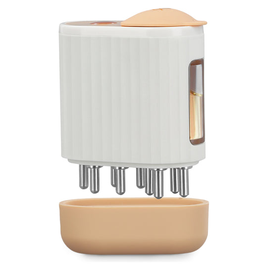 Applicateur d’Huile Capillaire Électrique 2 en 1 – Masseur de Cuir Chevelu et Distributeur d’Huile pour Cheveux