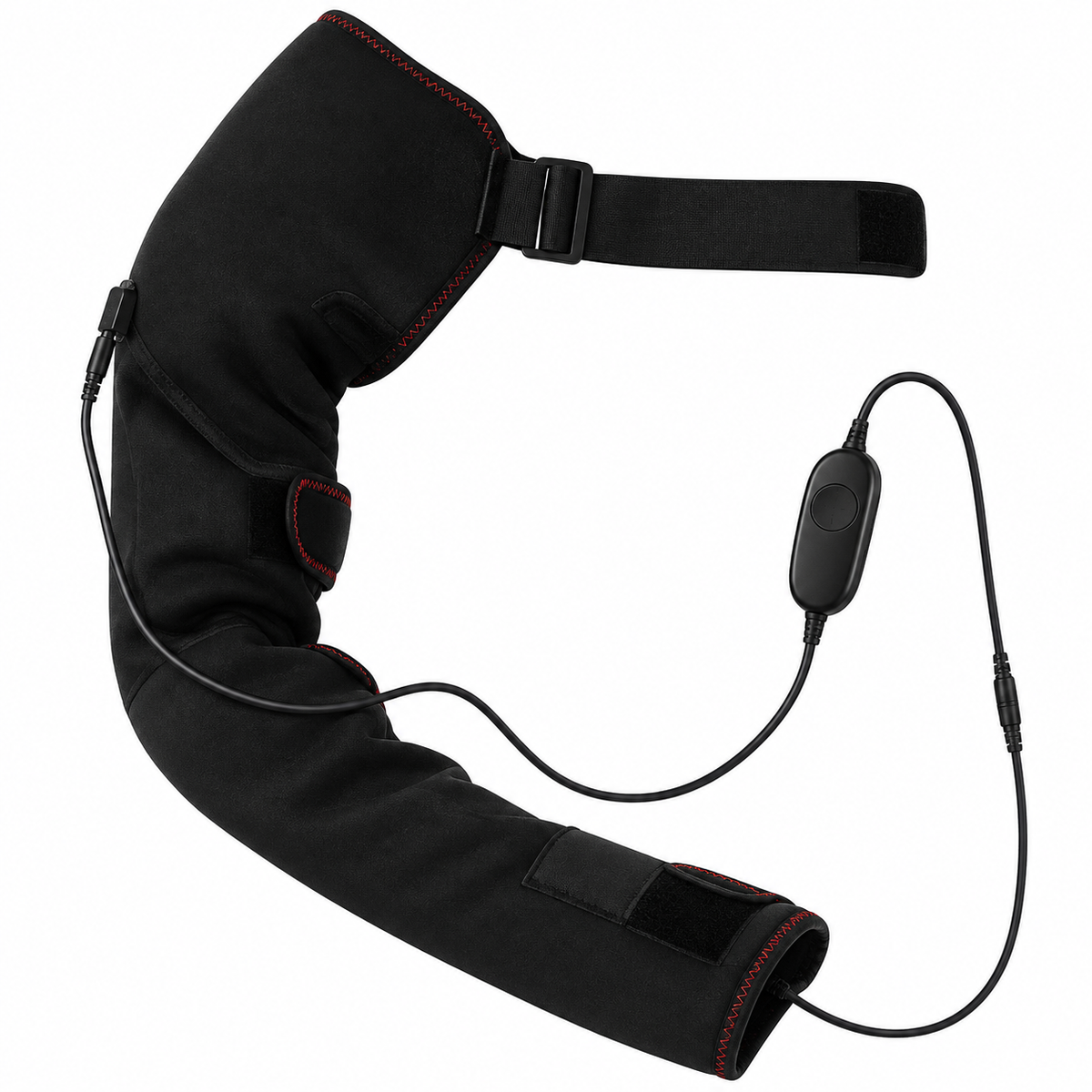 Attelle Chauffante Électrique Bras & Épaule – Coussin Anti-Douleur, Massage & Soulagement Articulations – Prise UE