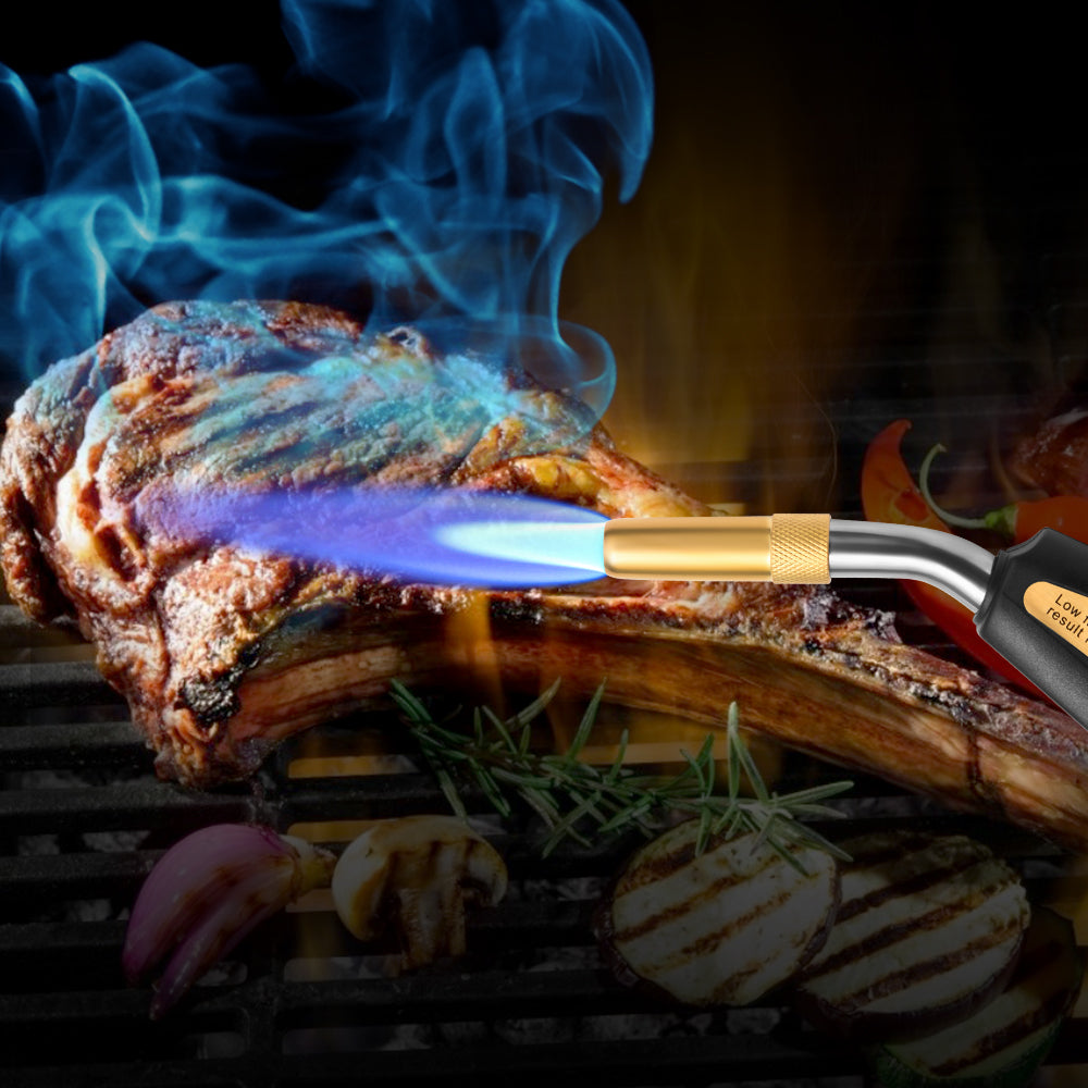 Torche Soudage Propane MAPP GJ6000 – Chalumeau 1,5 m Brasage Chauffage Barbecue Rétraction
