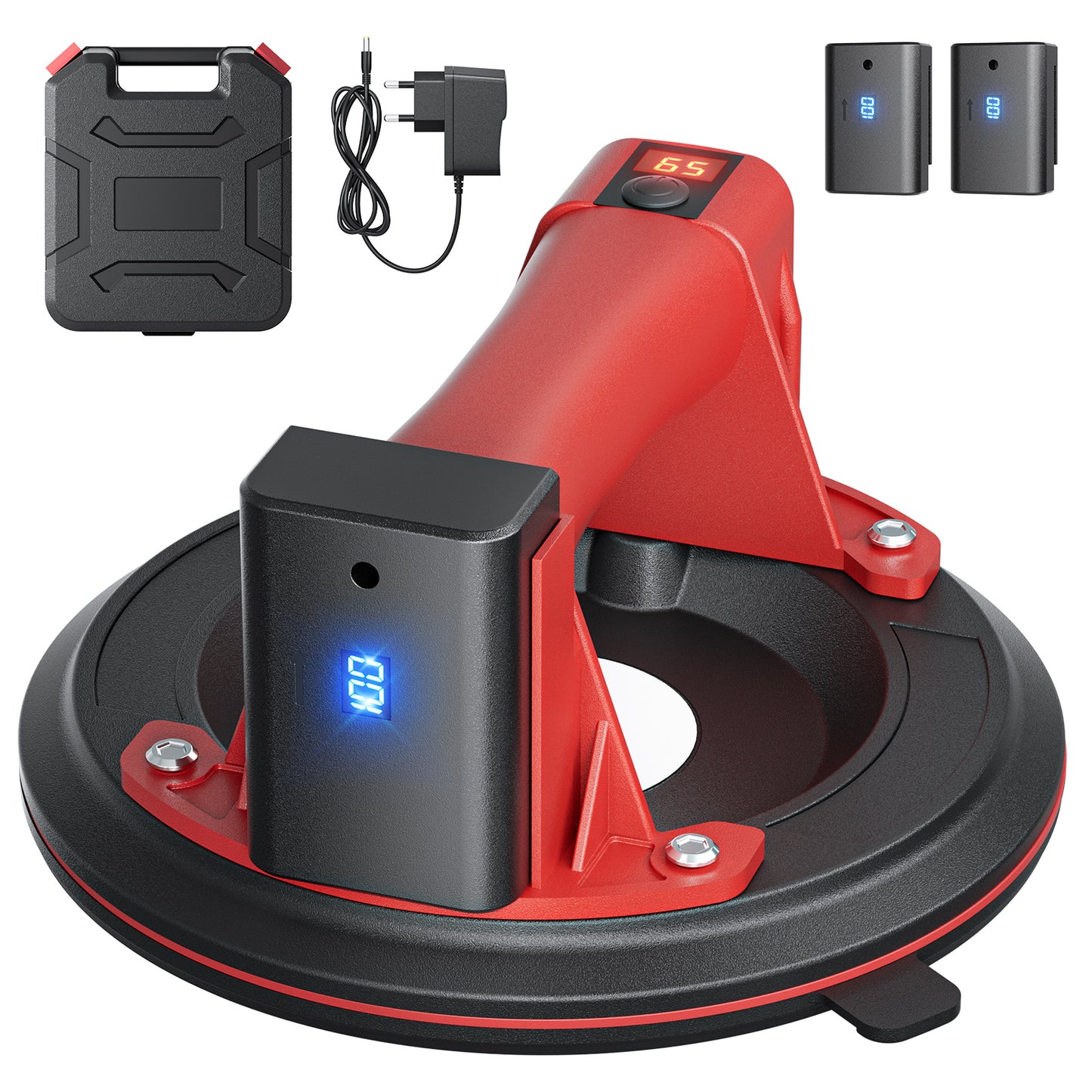 Ventouse Électrique Industrielle 8 Pouces 300KG – Outil de Levage pour Carrelage Verre Granit