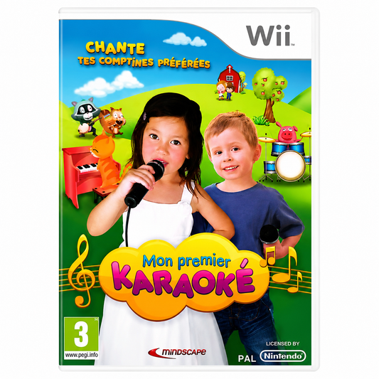 Mon Premier Karaoké Jeu Nintendo Wii – Chante Tes Comptines Préférées Jeu Musical Enfant PAL