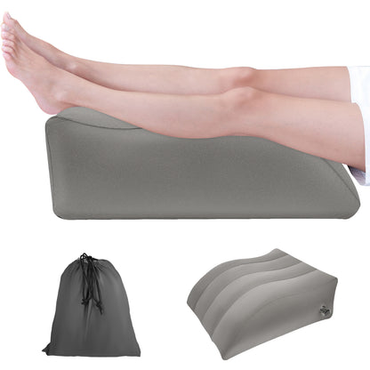 Coussin Surélévation Jambes Mémoire de Forme – Repose-Jambes Ergonomique, Soulagement Circulation & Douleurs