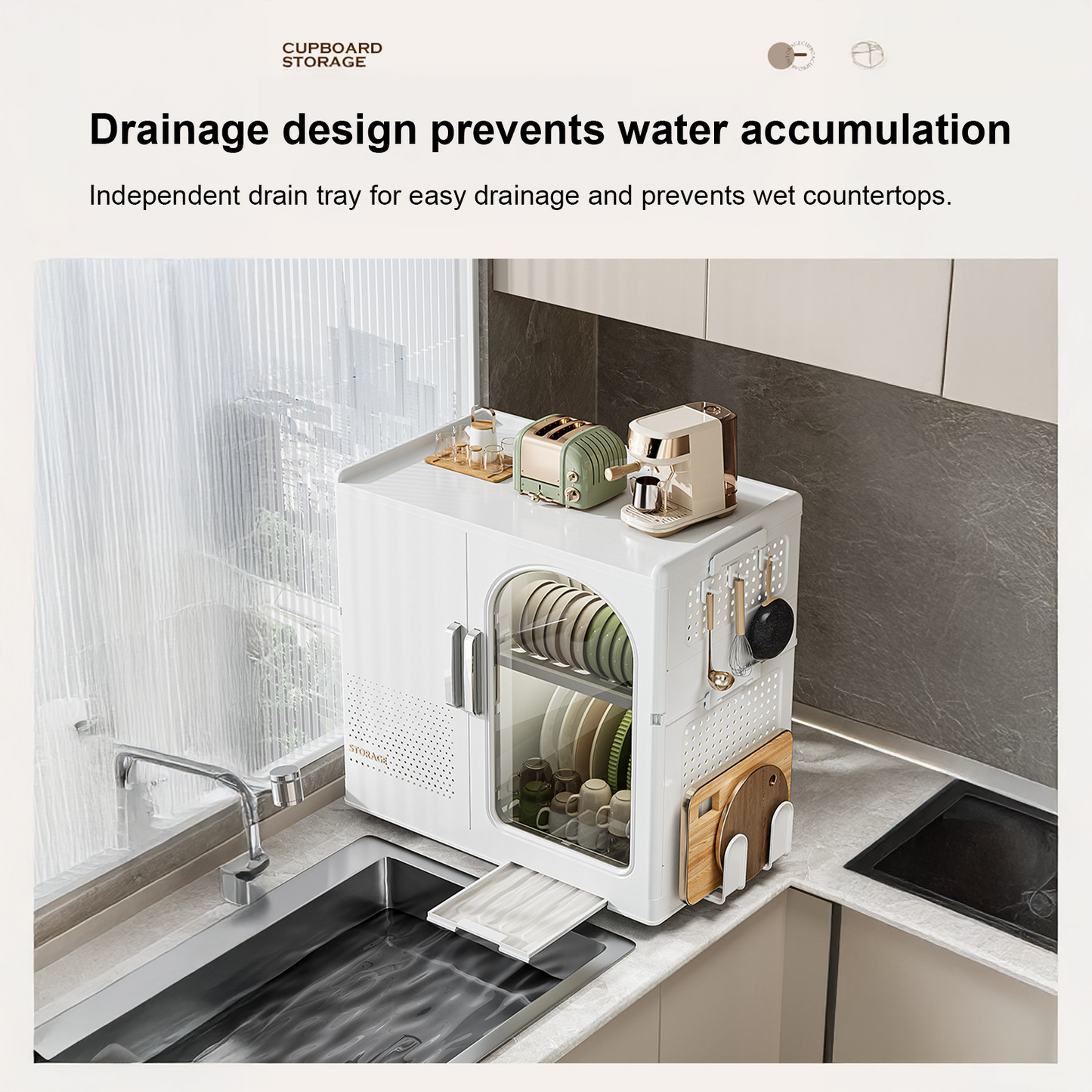 Armoire de Rangement Pliable Multifonction – Meuble Empilable Grande Capacité Cuisine Salon