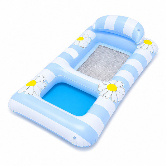 Matelas Gonflable Piscine Enfant avec Dossier et Accoudoirs – Lit Flottant Aquatique pour Piscine, Plage et Vacances d’Été
