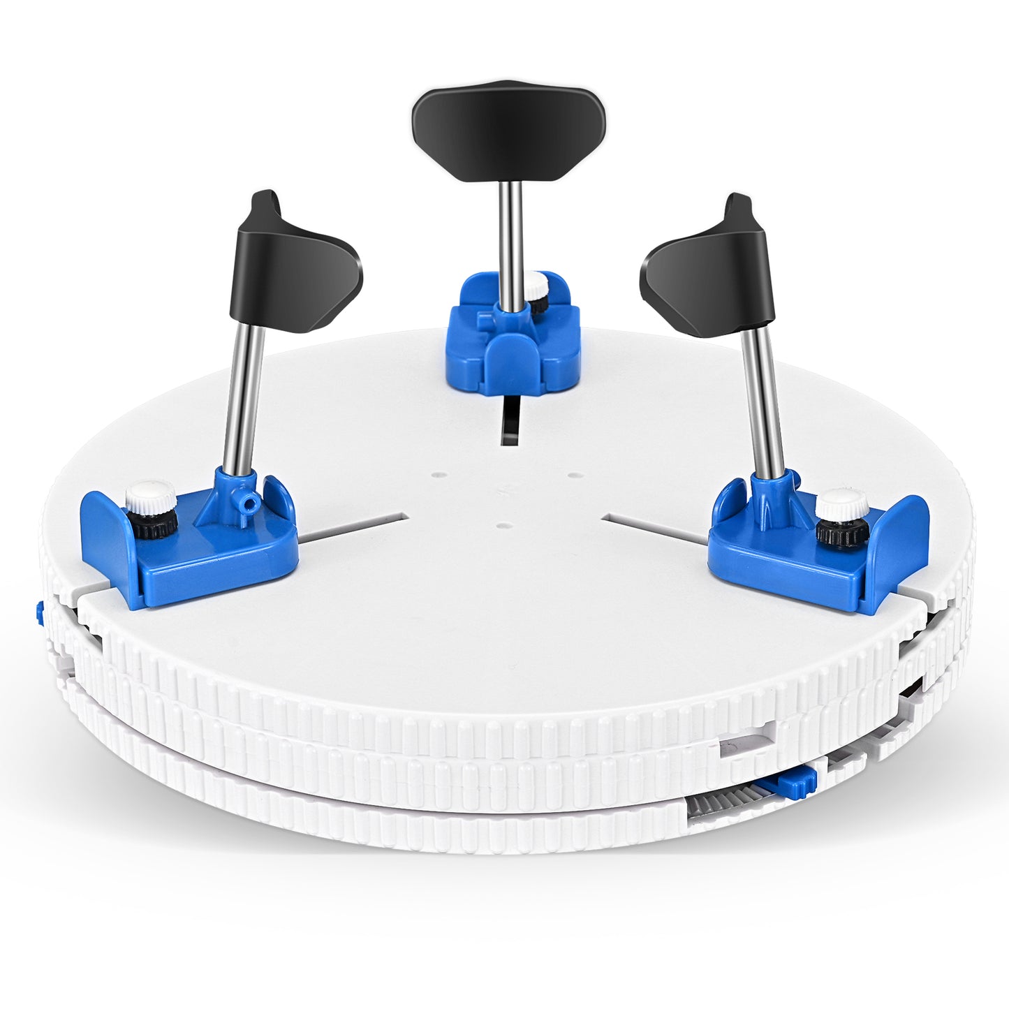 Support de Poterie Réglable avec Clips – Plateau Rond pour Céramique et Modélisation