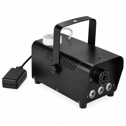 Machine à Fumée LED 500W RGB – Générateur de Brouillard avec Télécommande – Éclairage Coloré Soirée Événement Spectacle