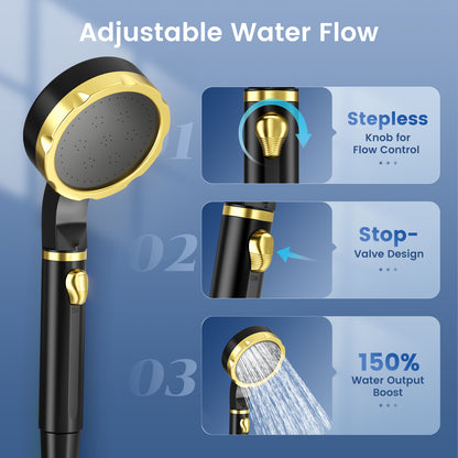 7800mAh Portable Camping Shower – Outdoor Shower Kit with 20L Rechargeable Pump