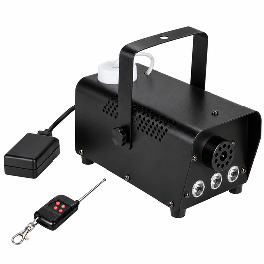 Machine à Fumée LED 500W RGB – Générateur de Brouillard avec Télécommande – Éclairage Coloré Soirée Événement Spectacle