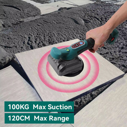Niveleur de Carrelage Électrique 100KG – Outil de Nivellement à Aspiration 5 Vitesses