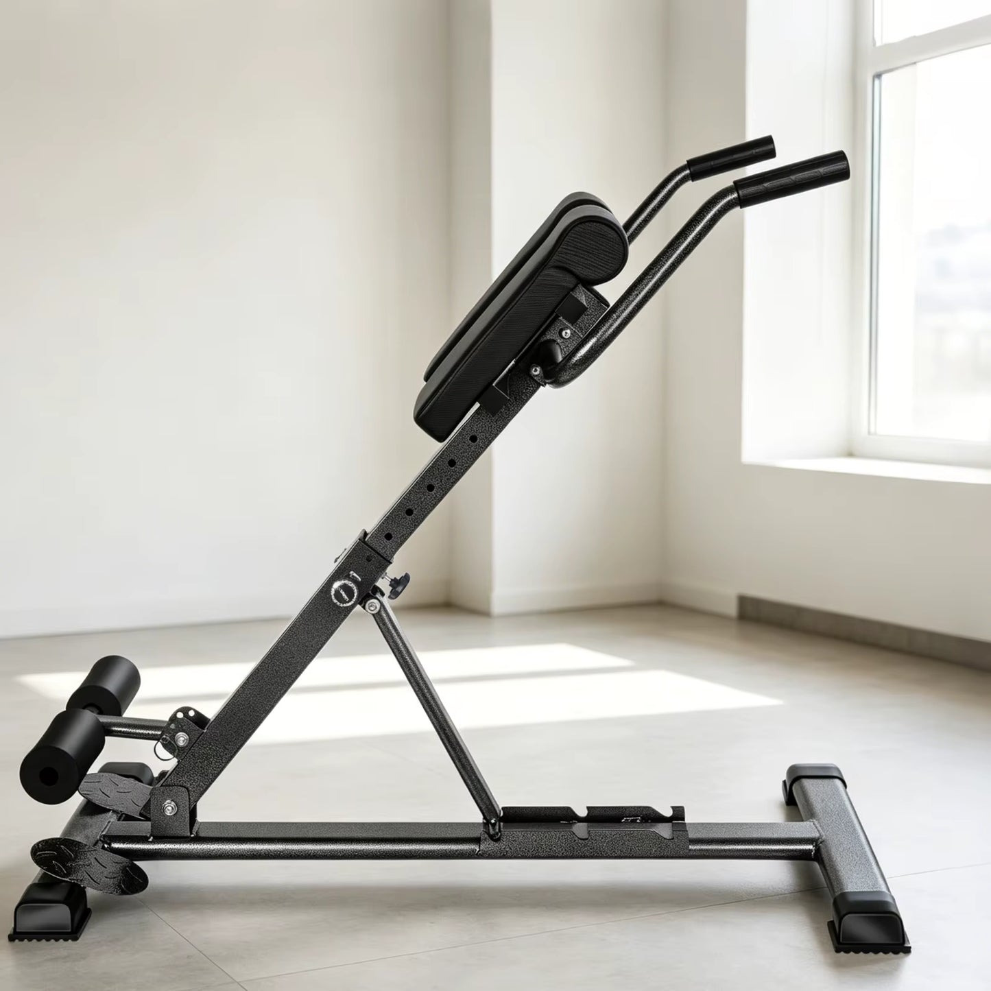 Banc d'Extension Dorsale Pliable Réglable – Chaise Romaine Multifonction Lombaires, Abdos, Gainage