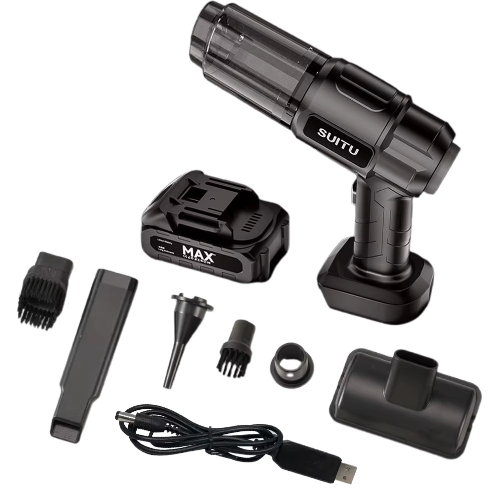 Aspirateur de voiture sans fil 5000 Pa haute puissance 1500 mAh
