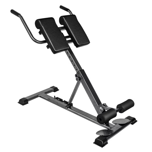 Banc d'Extension Dorsale Pliable Réglable – Chaise Romaine Multifonction Lombaires, Abdos, Gainage