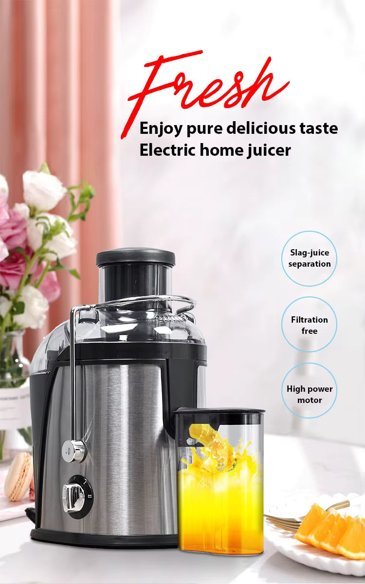Extracteur de Jus 400W – Centrifugeuse 2 Vitesses 400ML