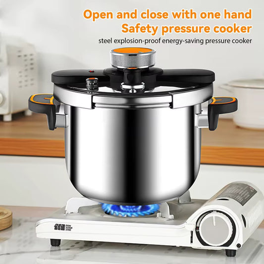 Cocotte-Minute Inox 4L / 6L – Autocuiseur Gaz avec Sécurité Anti-Pression