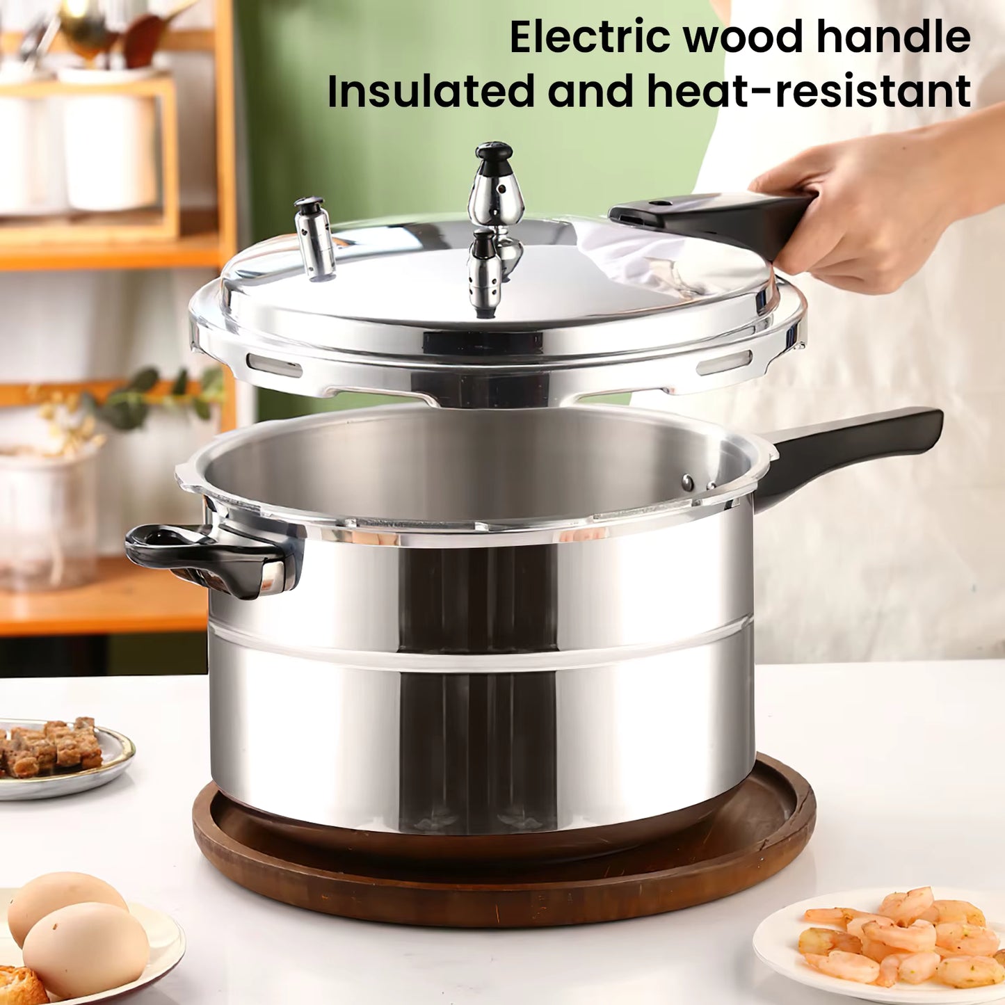 Cocotte-Minute Aluminium 4L / 6L – Gaz et Induction