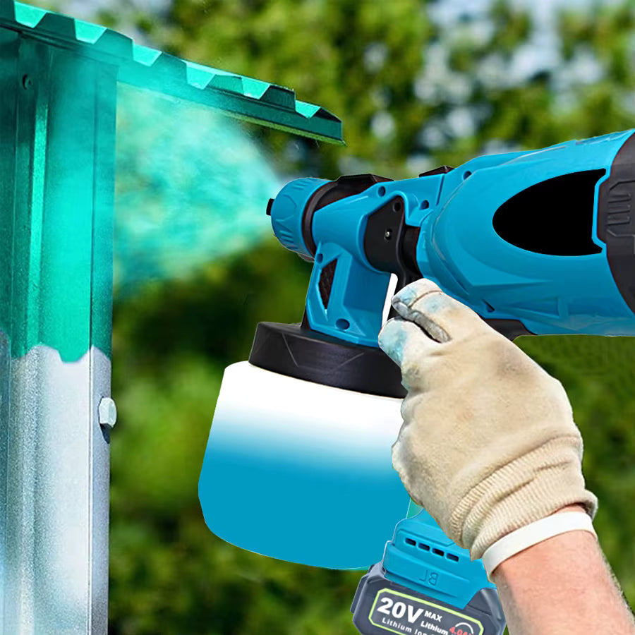 Pistolet à Peinture Sans Fil 800 ml – Pulvérisateur Électrique Rechargeable pour Mur et Meuble