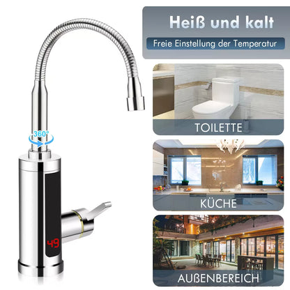 Robinet électrique instantané 3000W rotatif 360°