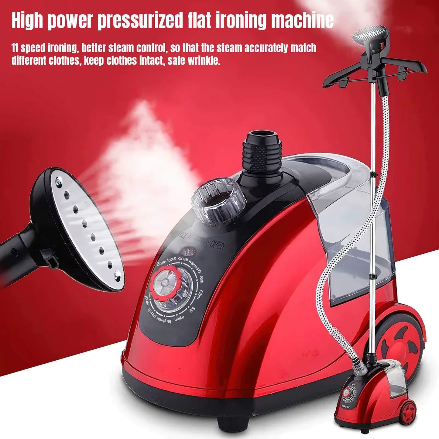 Défroisseur Vapeur Vertical 1800W 1,8L – 11 Réglages