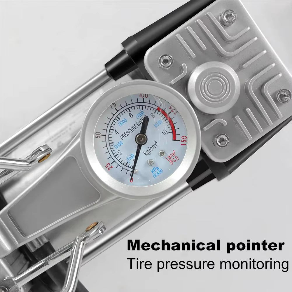 Pompe à Air Électrique Automobile 150 PSI – Compresseur Portable Double Cylindre avec Manomètre – Gonflage Automatique