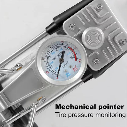 150 PSI Automotive Electric Air Pump – Portable Dual Cylinder Compressor with Pressure Gauge – Automatic Inflation