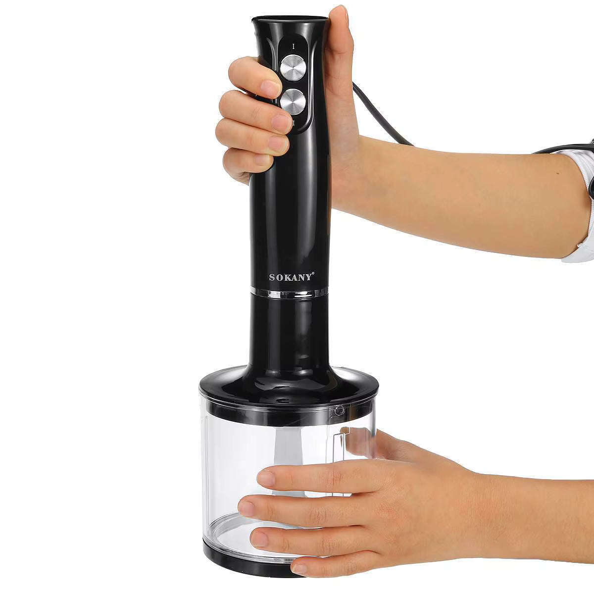Mixeur Plongeant 4-en-1 500W – Lame Inox