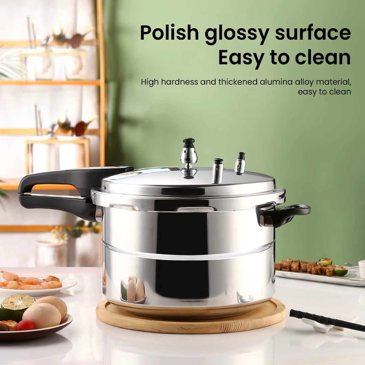 Cocotte-Minute Aluminium 4L / 6L – Gaz et Induction