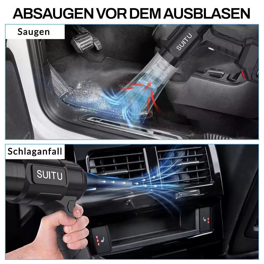 Aspirateur de voiture sans fil 5000 Pa haute puissance 1500 mAh