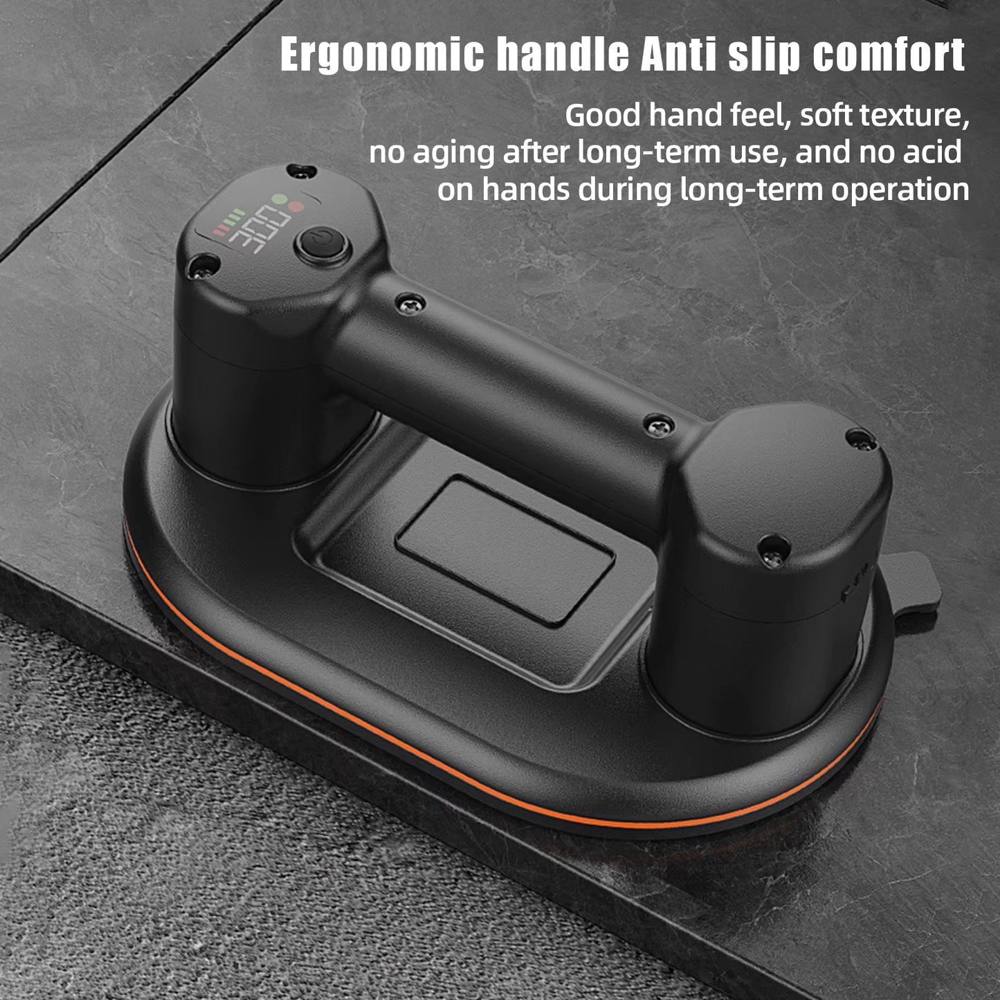 Ventouse Électrique Sous Vide avec Affichage Numérique – Outil de Levage 300kg (Lot de 2)