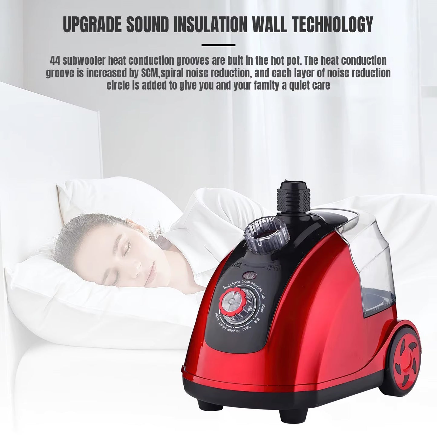 Défroisseur Vapeur Vertical 1800W 1,8L – 11 Réglages