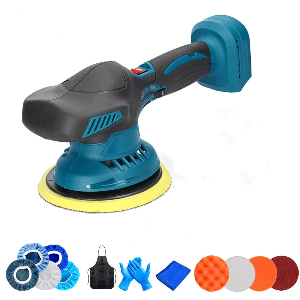 Polisseuse électrique sans fil 6 vitesses pour polissage et rénovation des surfaces