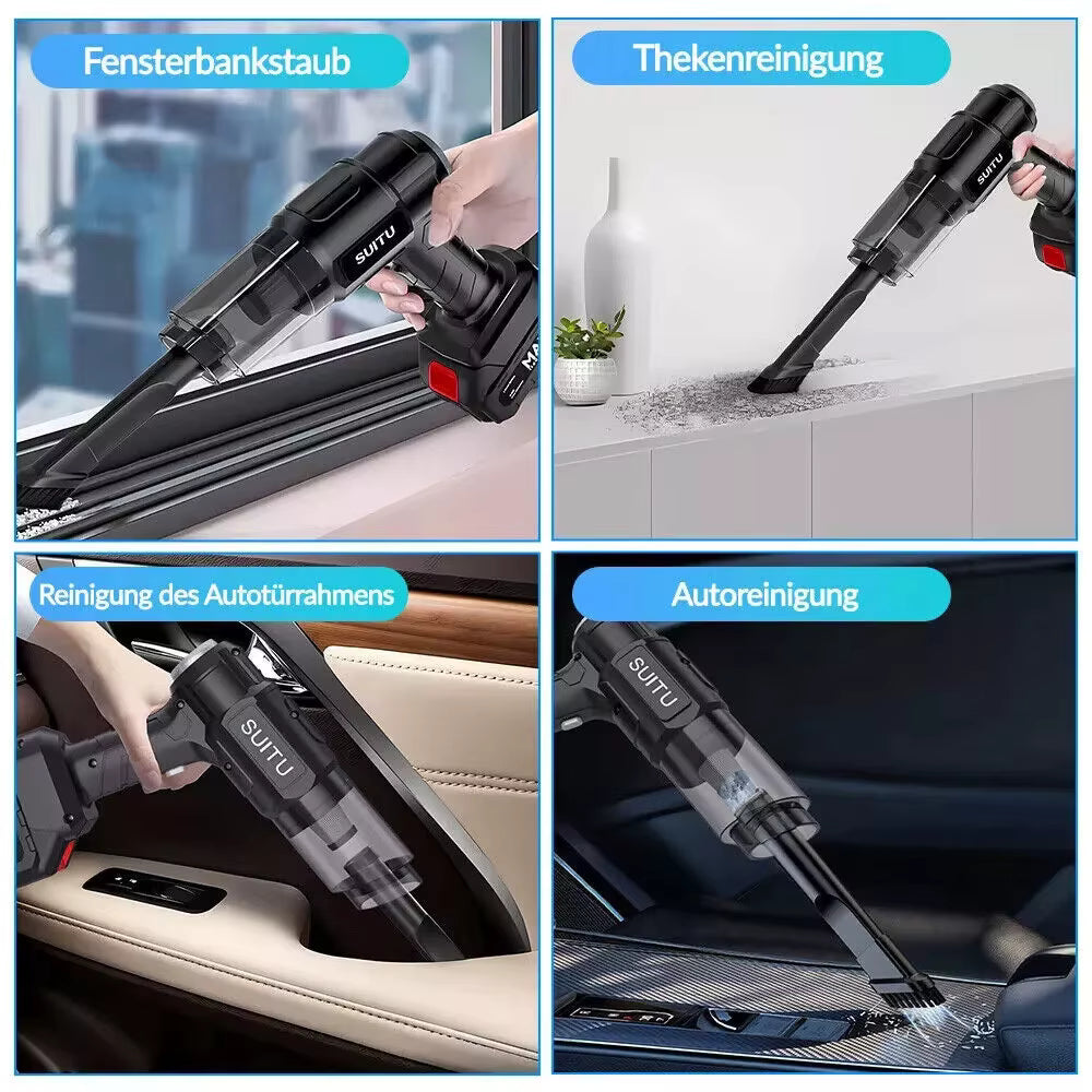 Aspirateur de voiture sans fil 5000 Pa haute puissance 1500 mAh