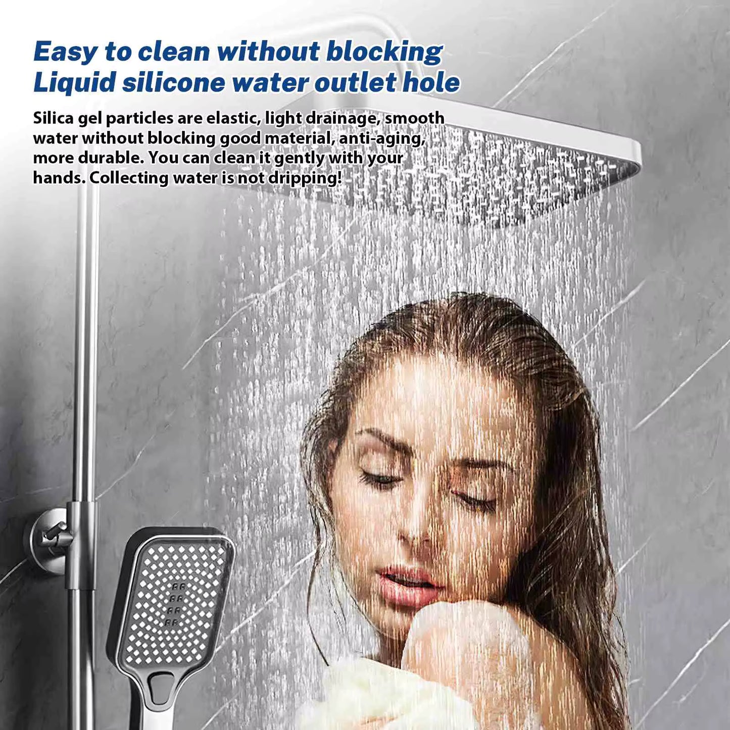 Ensemble de Douche avec Affichage Numérique – Mitigeur en Cuivre et Pommeau Haute Pression